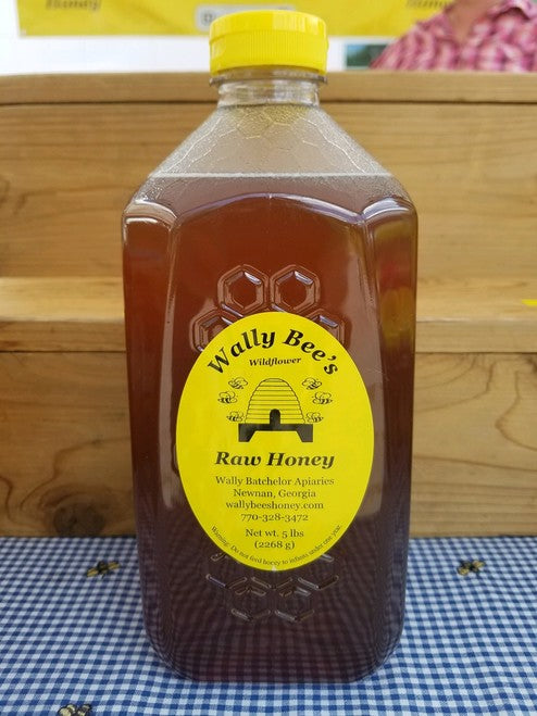 5LB WALLY'S PURE HONEY