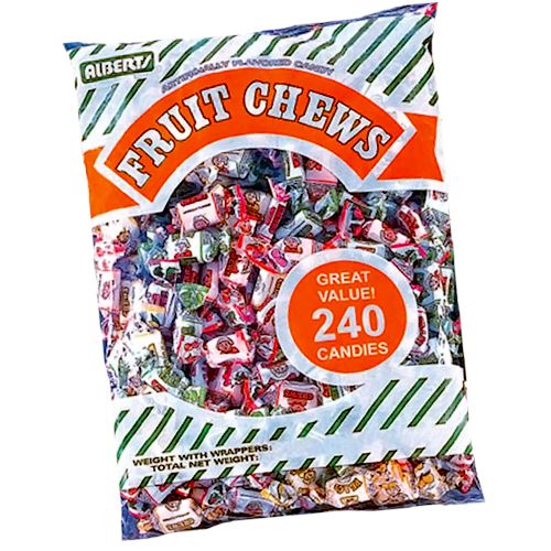 240ct Albert Flavored Fruit Chews