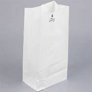 500 8 lb. WHITE PAPER BAGS