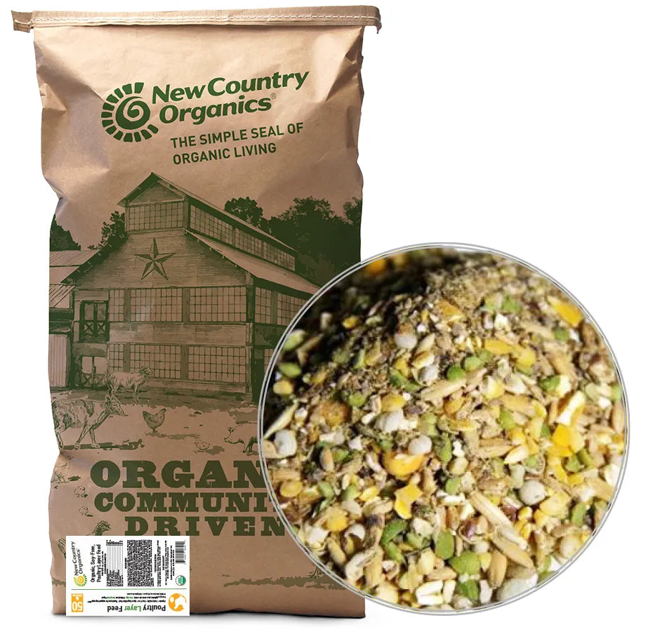 NEW COUNTRY ORGANICS LAYER FEED 50 lbs