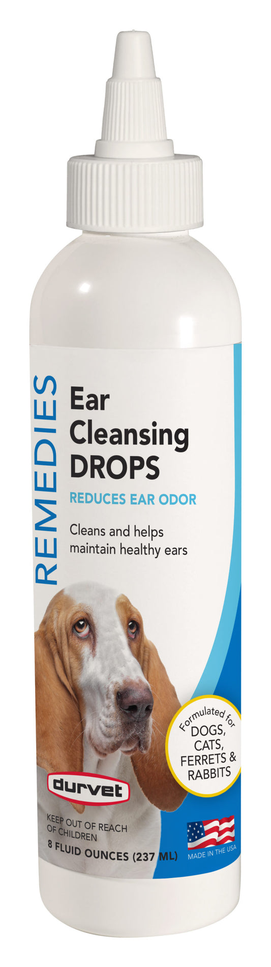 8oz Durvet Ear Cleansing Drops