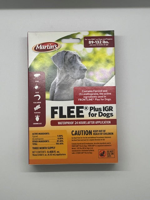 FLEE + IGR for 89-132lb Dogs