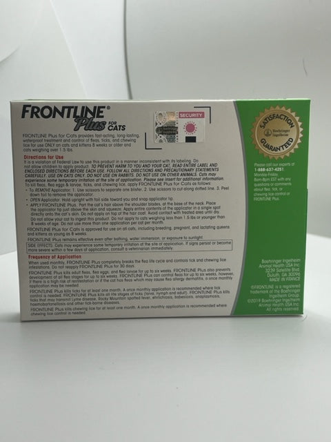 Frontline Plus for Cats