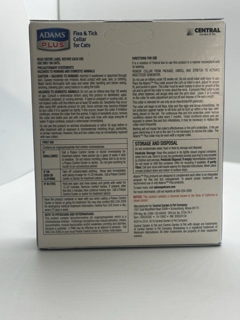 Adams Plus Flea & Tick Collar for Cats