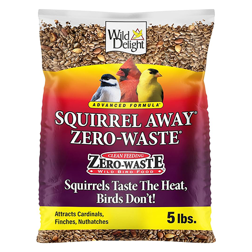 5LB WILD DELIGHT SQUIRREL AWAY ZERO WASTE BIRD SEED