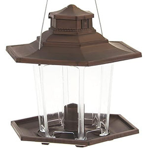2.7LB PLASTIC LANTERN BIRD FEEDER