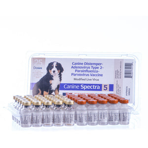 SPECTRA 5-WAY DOG VACCINE WITHOUT SYRINGE