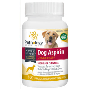 Petnology Dog Aspirin for Larger Breeds 75ct