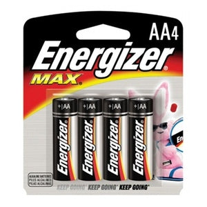 Energizer "AA" Alkaline Batteries - 4pk