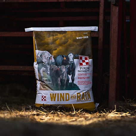 50LB PURINA WIND AND RAIN CATTLE MINERAL WITH ALTOSID