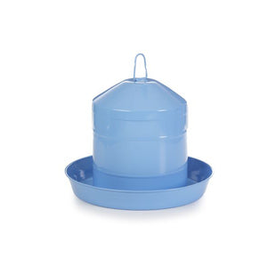 2 GALLON GALVANIZED POULTRY WATERER BERRY BLUE