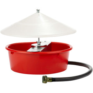 Automatic Poultry Waterer w/ Cover