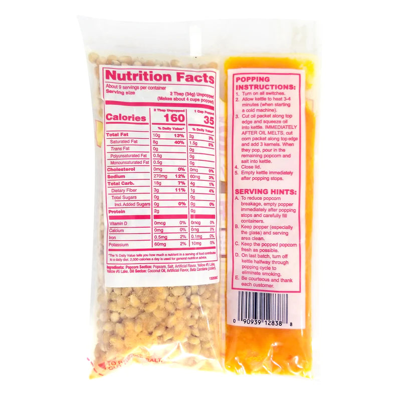 8oz/24ct Dual Pack Popcorn Kit