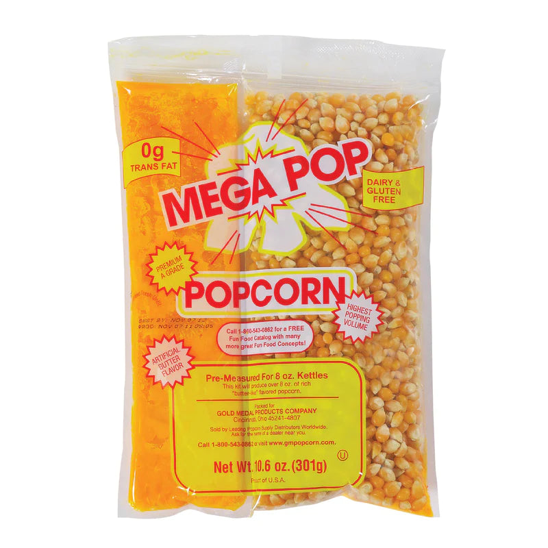 8oz/24ct Dual Pack Popcorn Kit