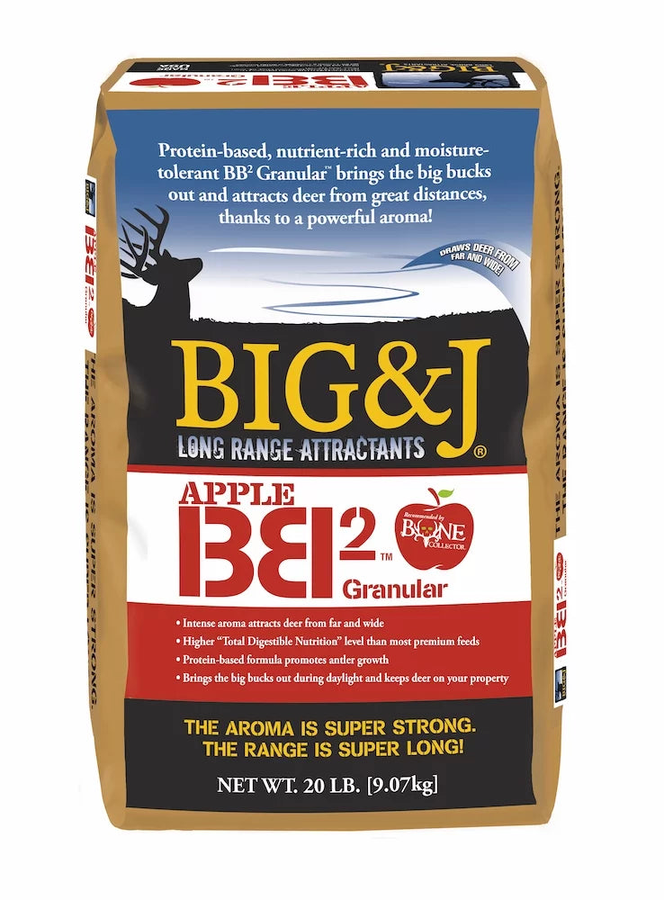 Big & Jay BB2 Granular Deer Attractant 20lb Apple Flavor