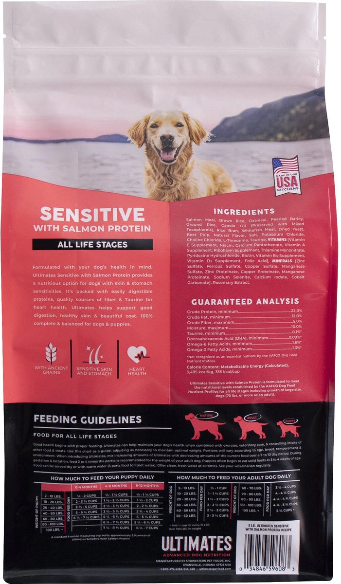 5lb Ultimates Sensitive with Salmon Dog Food