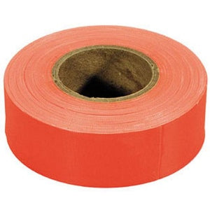 1 Roll Orange Flagging Tape