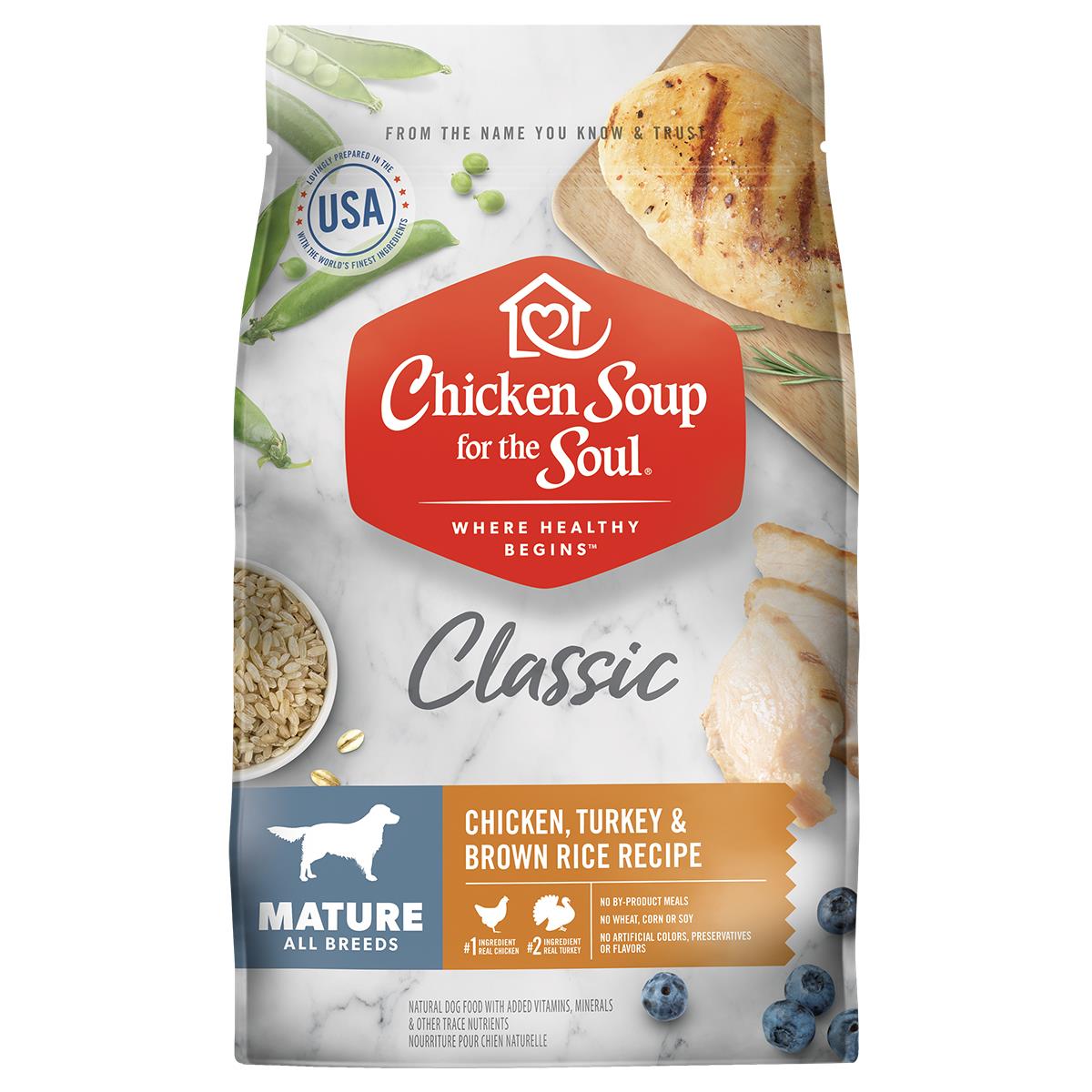 28lb Chicken Soup Mature Chicken, Turkey & Brown Rice