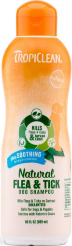 20oz Tropiclean Natural Flea & Tick Shampoo Soothing