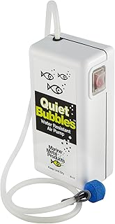 Marine Metal B-14 Quiet Bubbles Live Bait Aerator, Quiet Water Resistant Air Pump, Portable