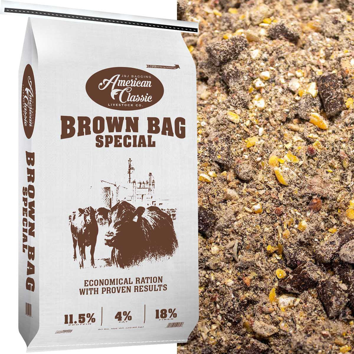 50lb Brown Bag Special Cattle Feed