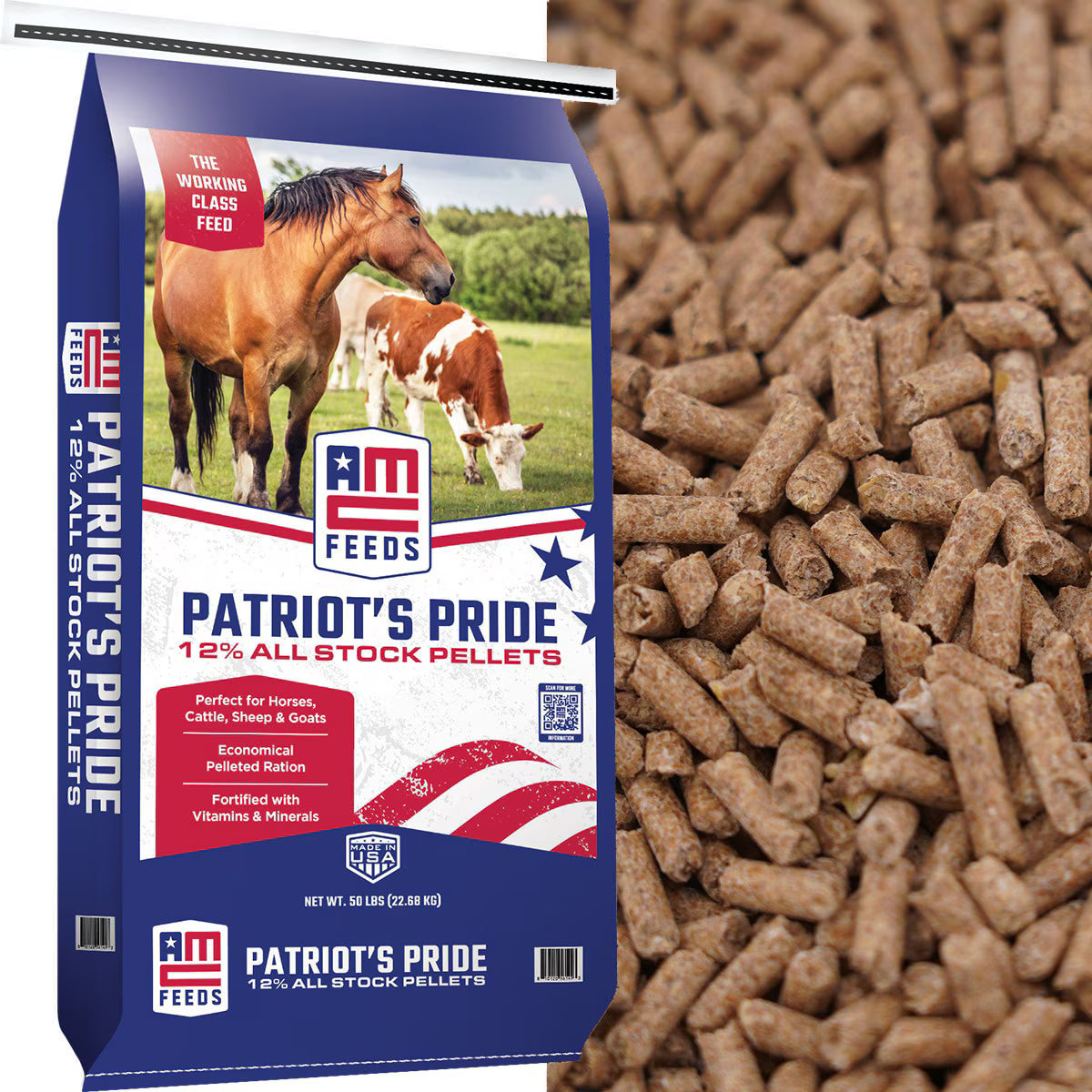 50LB 12% ALL STOCK PELLETS