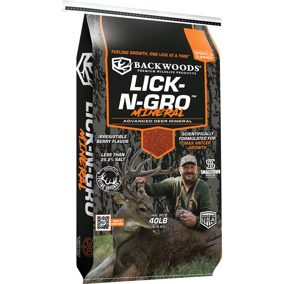 40LB BACKWOODS LICK-N-GRO MINERAL