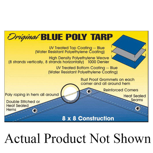 Tarp 15'x20' Blue Poly