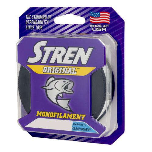 STREN ORIGINAL MONOFILAMENT CLEAR BLUE FL.