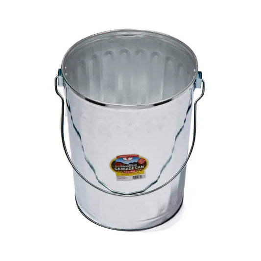 Garbage Can & Lid Galvanized 10 gal