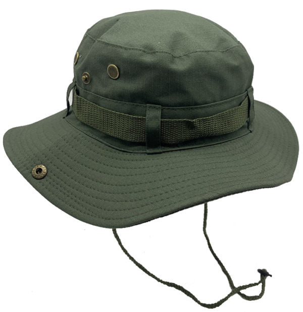 JAFARI OLIVE BUCKET HAT