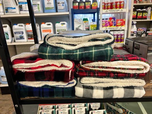 Plaid Sherpa Blanket