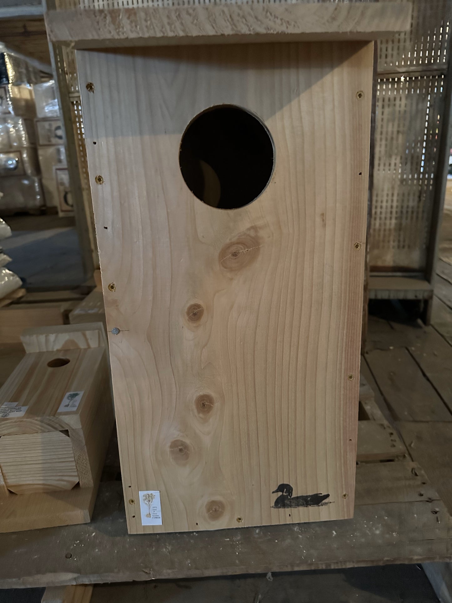 Cypress Wooden Duck Box
