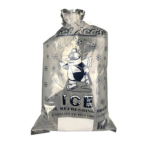 8lb Ice Bag w/ Drawstring