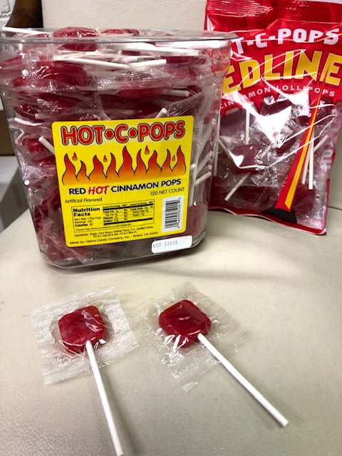 140ct Tub of Hot-C-Pops