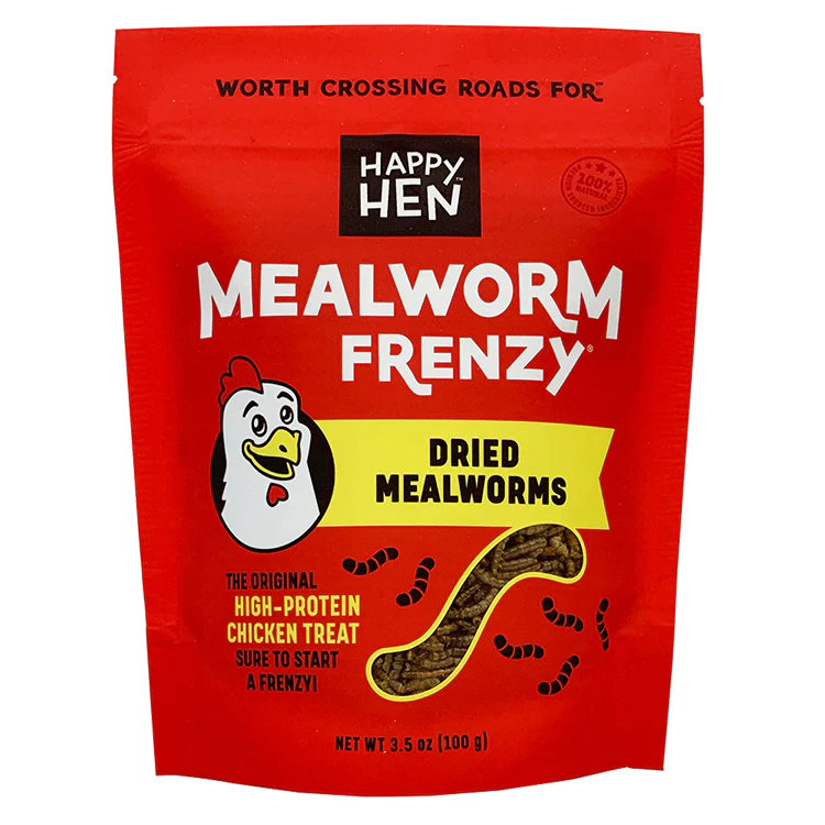 3.5oz Hentastic Mealworm Frenzy Treats