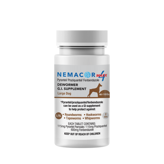 1 tablet of Nemacor Maxx 4 46-120lb