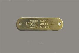 DOG NAME PLATE