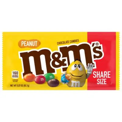M&M PEANUT SHARE SIZE