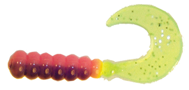 CREME TRI-COLOR SWIRL TAIL JIGS