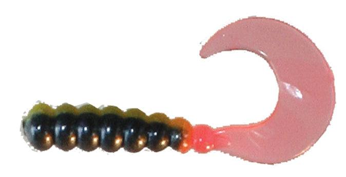 CREME TRI-COLOR SWIRL TAIL JIGS