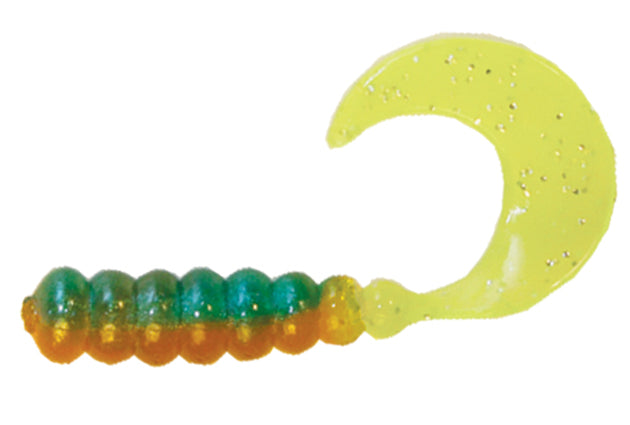 CREME TRI-COLOR SWIRL TAIL JIGS