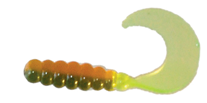 CREME TRI-COLOR SWIRL TAIL JIGS