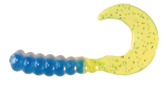 CREME TRI-COLOR SWIRL TAIL JIGS