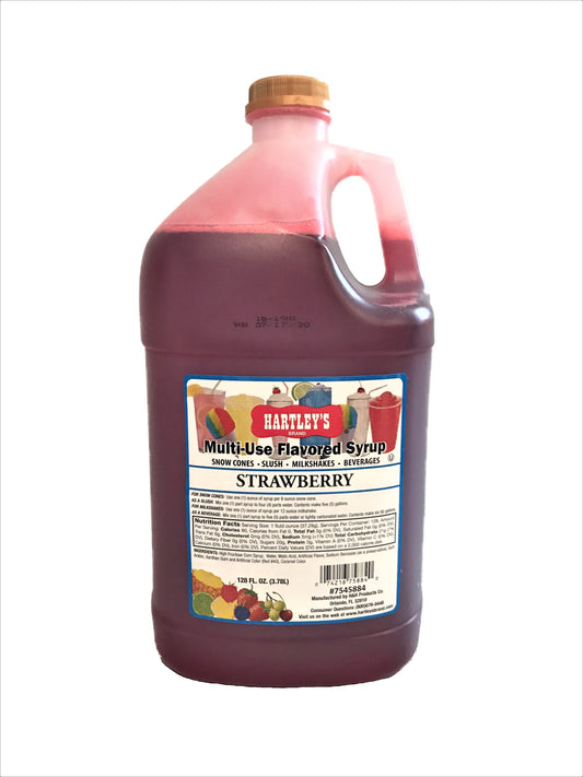 GALLON HARTLEY STRAWBERRY SYRUP