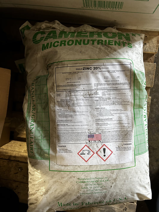 20% ZINC FERTILIZER 50LB