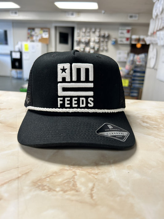 Backwoods Old School Trucker Hat w/ Embroidered Logo