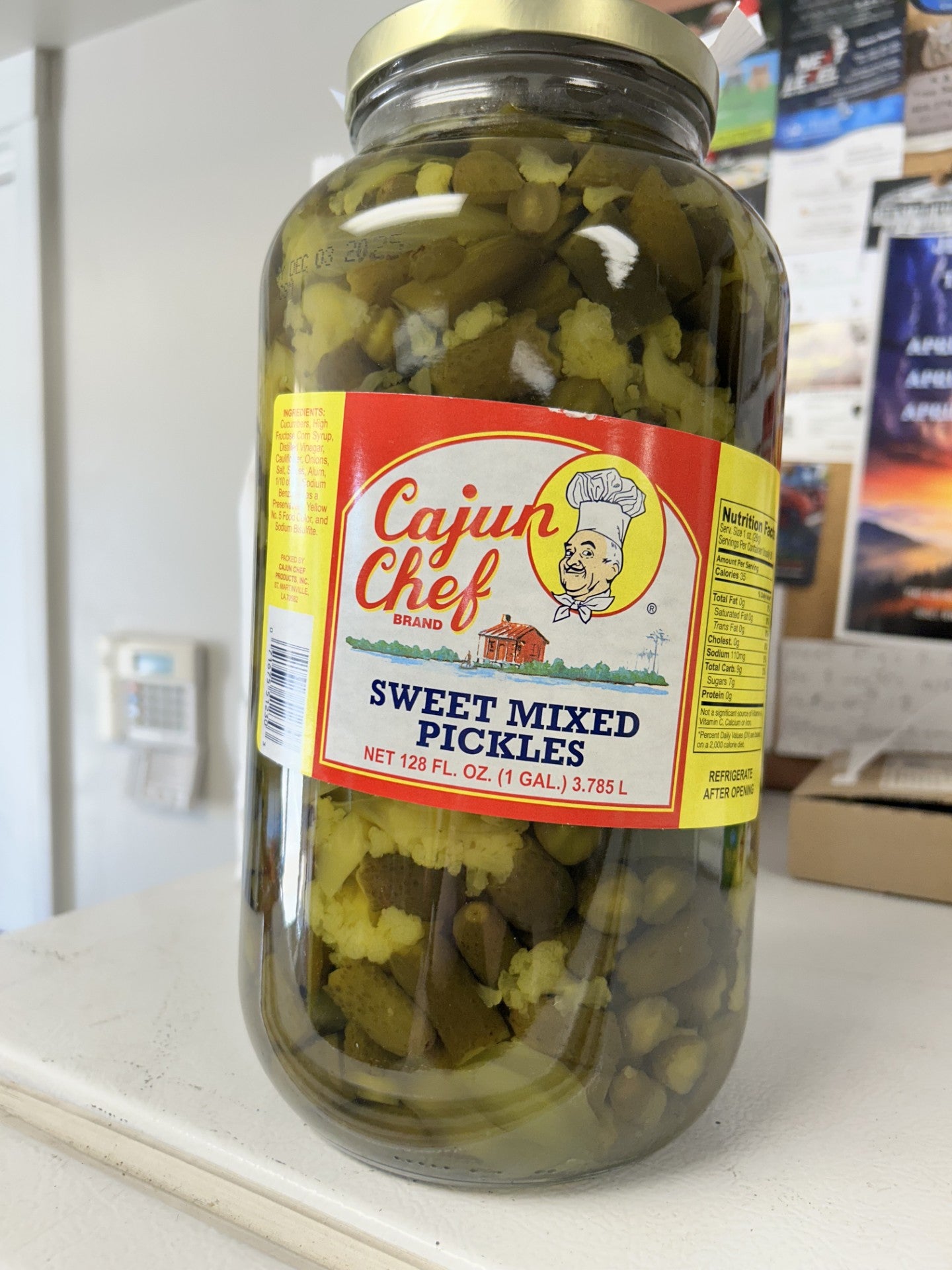 Cajun Chef Sweet Mix Pickles 1gal