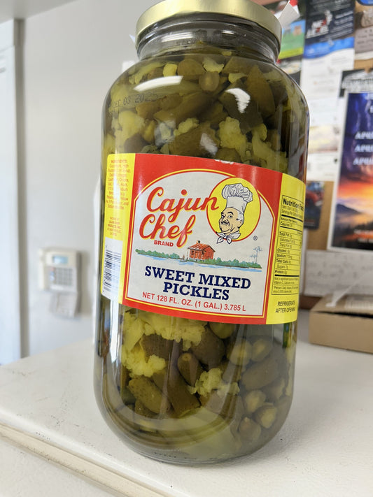 Cajun Chef Sweet Mix Pickles 1gal