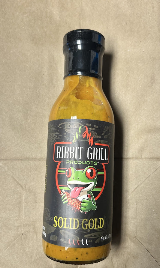 RIBBIT GRILL SOLID GOLD BARBECUE SAUCE